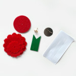 펠트 카네이션 브로치 만들기 1세트 ( 5월 가정의달 어버이날 스승의날 diy 키트 ) : 더담고