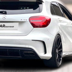 벤츠 A클래스 A45 W176 2016~2018 리어범퍼 AMG 가니쉬 카나드 립 : 카바디샵