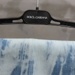 D&G(돌체&가바나) G8571 은장 로고 장식 연청 여성용 데님 팬츠 : 스미스마켓
