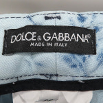 D&G(돌체&가바나) G8571 은장 로고 장식 연청 여성용 데님 팬츠 : 스미스마켓