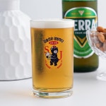 인생술잔 커스텀 각인 오비뉴트로 무지맥주잔 주문제작 예쁜 소맥잔 집들이 생일선물 유리컵 : 인생술잔