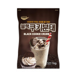 롯데푸드 블랙쿠키분태1kg 오레오 가루 쿠키크런치 : 욜로커피YOLOCOFFEE