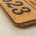 포레스트 우드 서동대로 주소대문 집명패 도로명표지판 디지털프린팅 30x20cm : Tgram