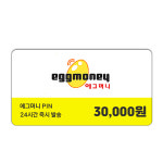 에그머니 3만원권 24시간 발송 : 미즈콘