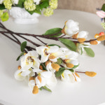 [3+1] 목련 조화 가지 대 73cm 인테리어 봄 꽃 장식 소품 촬영 꾸미기 : 플라워트리