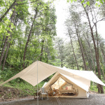 메종 아틀리에 400 면텐트 감성텐트 캠핑 대형 6인용 : 주식회사민산