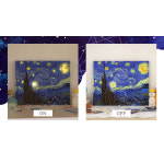별이 빛나는 밤에 (LED 캔버스) 보석십자수 40x50 명화 서양화 빈세트 반 고흐 : 퍼즐사랑