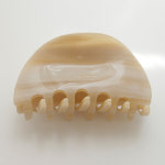 제이로렌 셀룰로오스 반달 반머리 반묶음 헤어 올림머리 집게핀 : 제이로렌