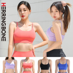 헤링본 여자 래쉬가드 브라탑 이너웨어 수영복 스포츠 피트니스룩 상의 CF203 : 헤링본