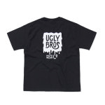 어글리브로스  SQUARE LOGO 반팔 루즈핏 티셔츠 블랙 : 와우모터스