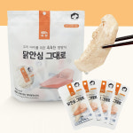 고양이닭가슴살 고양이보양식 고양이간식 사사미 촉촉한 생육 국내산 안심 12P : 어메이징 펫