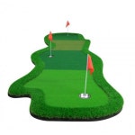 대형 골프 퍼팅 연습기 변속 퍼팅 그린 매트 와이드 인조잔디 사무실 연습장 실내 훈련 패드 : 쇼핑퀸Q