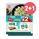 한성마트 2+1 속을 꽉채운 야채 물만두(350x2) : 지브로와