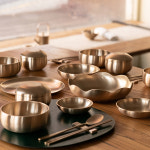 놋담 방짜유기 고궁4인유기그릇 반상기세트+보자기 포장 : 롯데백화점 잠실점