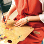 올드림 화홍 앞치마 대 오렌지 : 올드림