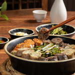 착한 순대 찰순대 토종 야채 매운 고기 김치 모듬 모둠순대 돼지내장 : 농부가된해적왕