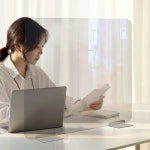 코로나칸막이 투명아크릴 가림막 비말 식당 카페 음식점 학교 학원 병원 약국 제작30x35 : 아트시스