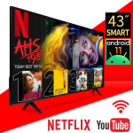 NR43SFT TV 109cm FHD 구글 스마트 티비 구글 중소기업 TV 모니터 : 티엑스