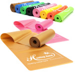 고무나라 라텍스밴드 힐링밴드 스트레칭 헬스 요가 필라테스 근력 운동 스포츠 탄력 탄성 저항 튜빙 재활 고무밴드 실속형 연두 : 고무나라