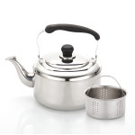 리빙스토리 인덕션겸용 휘슬 차망 스텐주전자 5L : 리빙스토리
