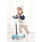 키조절 빛나는 바퀴 저소음 브레이크 킥보드 전신운동 손주선물 아동용 승용장난감 씽씽이 공원 : 타로랜드