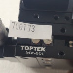700173  /   TOPTEK  MX-60L   2축 정밀스테이지 : 준 자동화