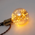 LED 에디슨전구 불꽃 M95 2.5W DS : 공간 LED