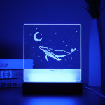 [셀프무드등] 아트조이 DIY 아크릴 LED 나만의 무드등 15cm (원형/사각) : 아트조이
