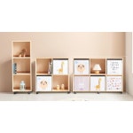 예쁜 삼나무 원목 유아방 바퀴 이동식 낮은 교구장 초등학생 따뜻한 아이 : IVY퍼니처