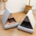 강아지집 강아지텐트 애견 하우스 고양이집 펫브랜디 극세사 M : 펫브랜디