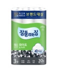 미래생활 잘풀리는집 더 도톰한 화이트 3겹 30롤 화장지 1팩 : jm컴퍼니