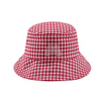 Gingham Check Bucket Hat_Red (QACW10576) : 마틴골프 공식스토어