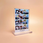 포토인생 네컷액자 액자 네컷사진 4컷 친구 커플 2x6인치 1번구성 커버단일1EA : 아크릴마켓