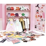 인형 옷입히기 시크릿옷장 코디놀이 패션인형 자석 : 소비천국