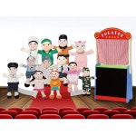 어린이 인형극 구연동화 역할놀이 손인형18종 교육용 재롱잔치 언어치료 : 아이위니