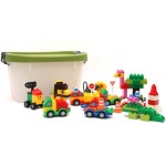 유아 창의력놀이 동물 자동차 레고블럭132P 소근육 키즈카페 돌봄교실 : 아이위니