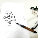 제노 붓펜 캘리그라피펜 수성붓펜 : 미션앤캘리