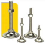 우일 조절좌 조절자 높이조절좌 레벨풋 조절볼트 경량형 산업용 공업용 : 대신베어링바퀴상사