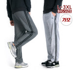 MY면2선특양면기모 겨울 트레이닝바지 빅사이즈 남자 남성 복 방한 : 쇼타임