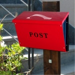 외부용 분체도장 빨강 우체통 주택 우편함 홈인테리어 : 푸른달빛여우