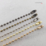 와요또 군번줄 골드 실버 블랙 볼체인 5색 12cm : 와요또