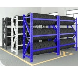 타이어랙 정비소 자동차 보관 창고 카센터 적재다이 120 x 40 x 200cm 블랙200kg : 라임배송대행