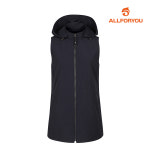 [올포유] 여성 후드 코튼 혼방 캐주얼 집업 베스트 ALVEL7411-915_G : 올포유 공식스토어
