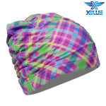 XBL-0200-16 엑스블루 아쿠아 주름나염 수모 수영모 : 남도스포츠