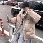 애니율 여성 오버핏 양면 집업 패딩 점퍼 G2266 : 애니율