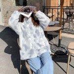 애니율 여성 가을 겨울 오버핏 인조 퍼 자켓 점퍼 G2265 : 애니율