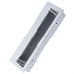 슬라이딩도어 미닫이문 매립형 매입 손잡이 사각 오목이1번30x160mm 니켈 : 철물가이드