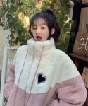 애니율 여성 가을 겨울 오버핏 기모 자켓 점퍼 G2273 : 애니율