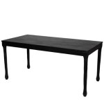 마호가니내츄럴테이블1600 디자인 인테리어 업소용 카페 원목 다이닝식탁 : 더 룸메이커