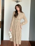 애니율 여성 가을 겨울 패션 주름 원피스 G2291 : 애니율
